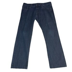 G-Star Raw Blue Jeans 3301  Straight Size Men 36x36 Hem (36x26) Skater Y2k Hem